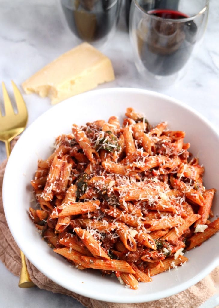 Healthier Weeknight Bolognese