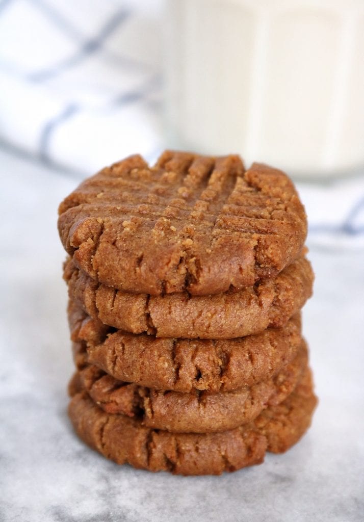 Brown Sugar-Cinnamon PB Cookies {vegan}