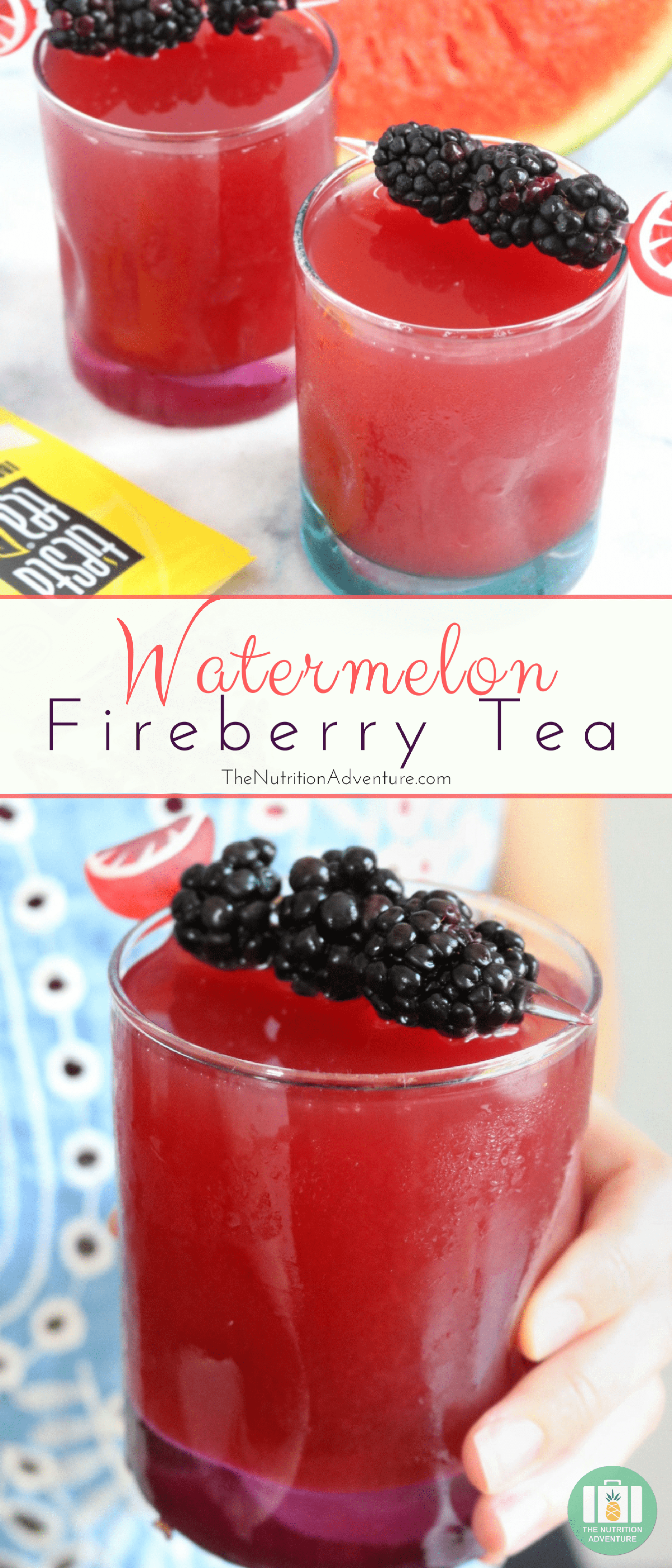 Watermelon Fireberry Tea | The Nutrition Adventure