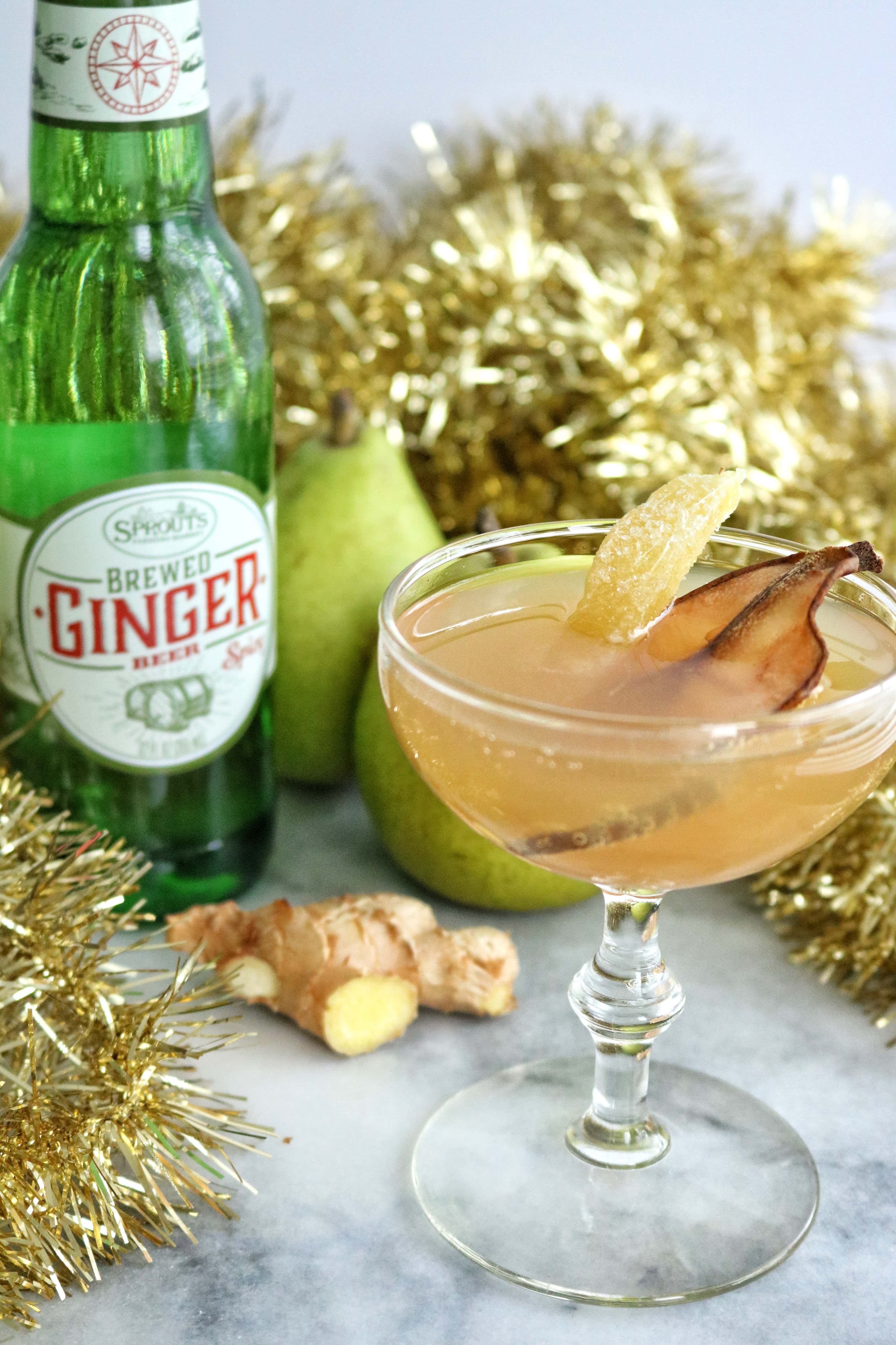 Ginger Beer Pear Punch | The Nutrition Adventure