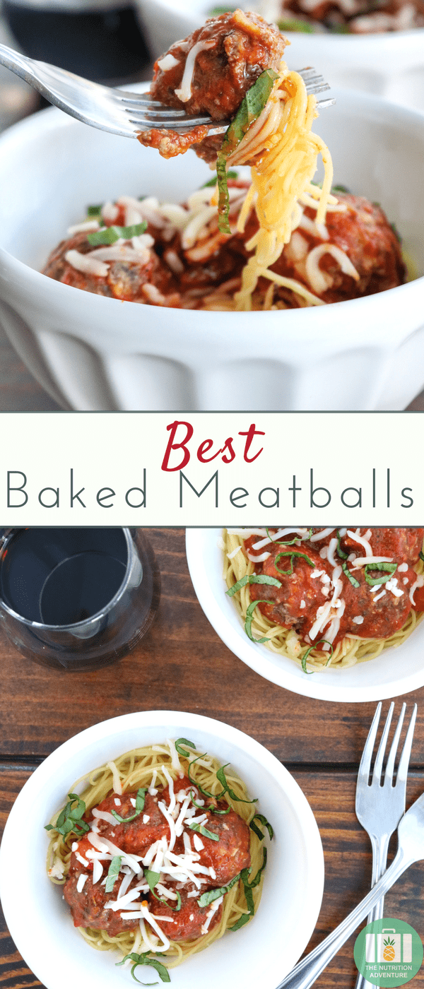 Best Baked Meatballs | The Nutrition Adventure