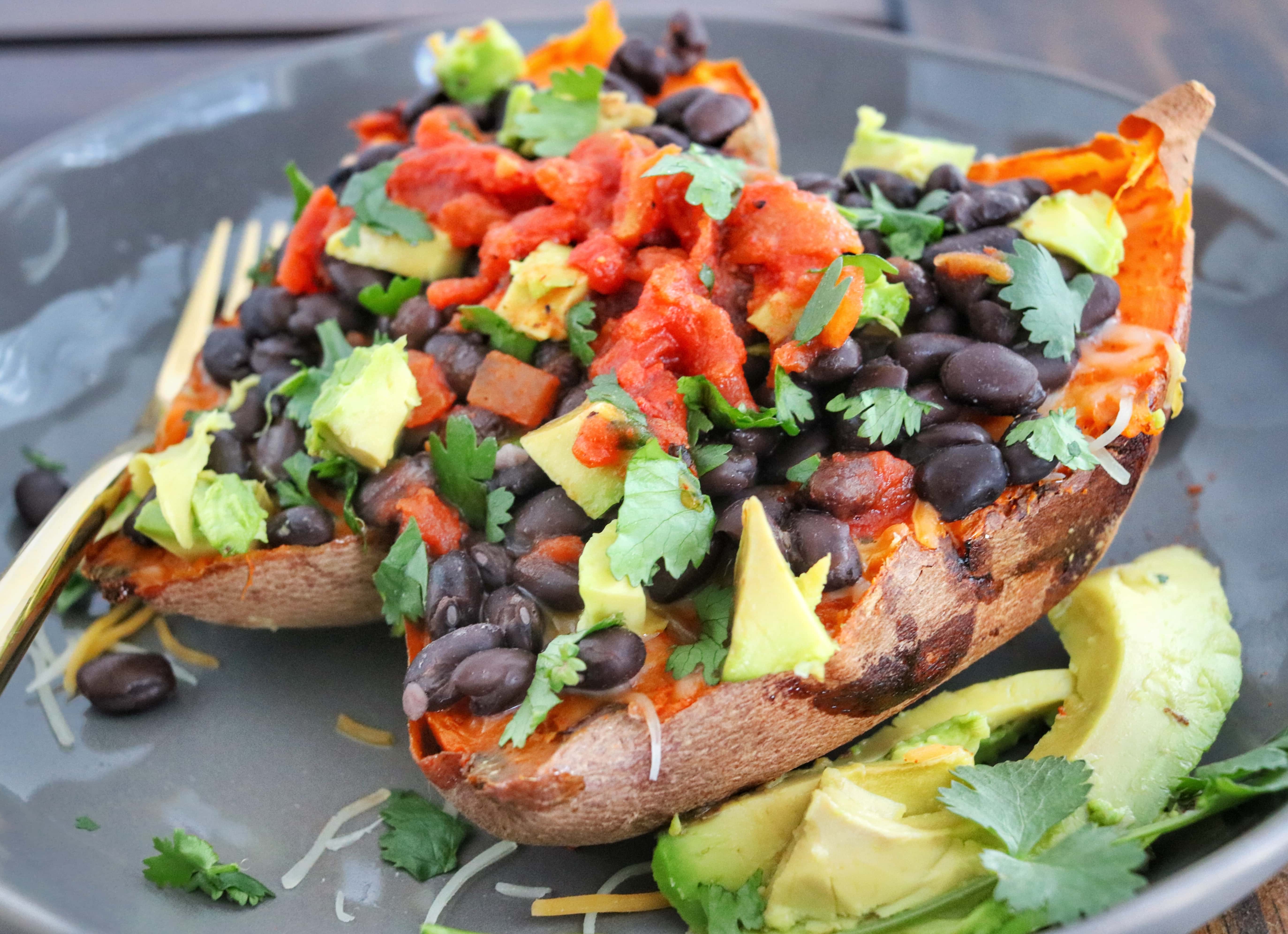 Loaded Mexican Sweet Potato | The Nutrition Adventure 
