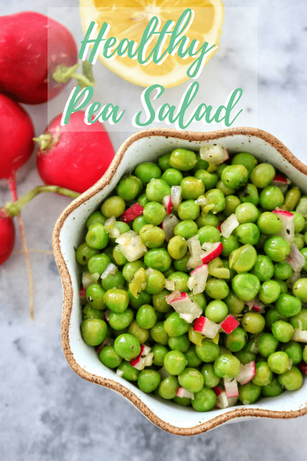 Healthy Pea Salad | The Nutrition Adventure