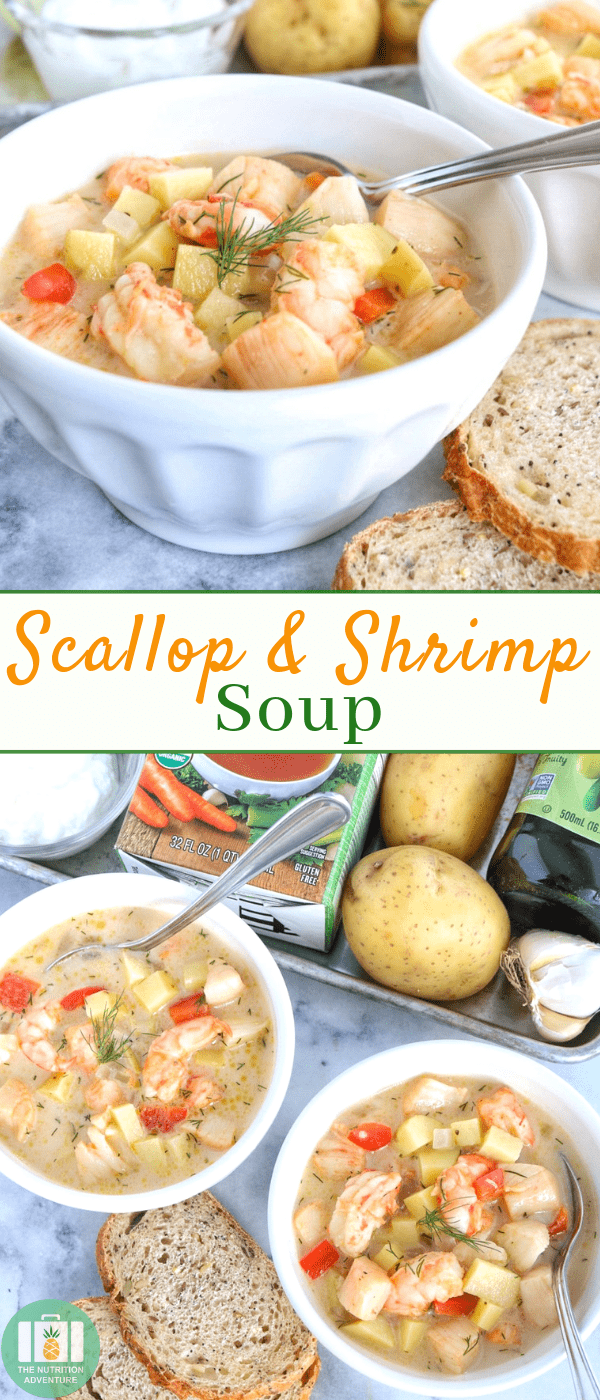 Scallop & Shrimp Soup | The Nutrition Adventure
