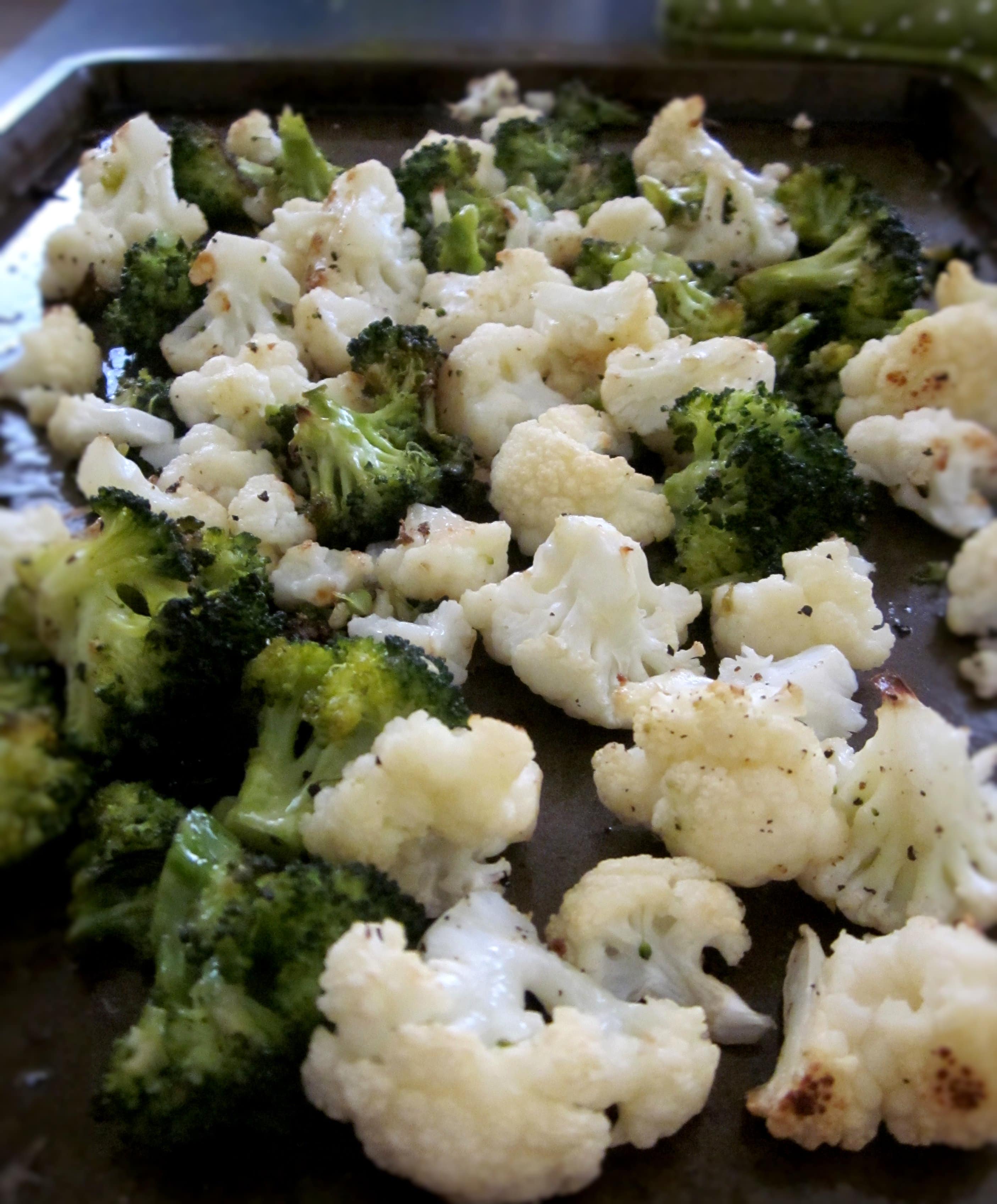 Simple Roasted Broccoli & Cauliflower » The Nutrition Adventure