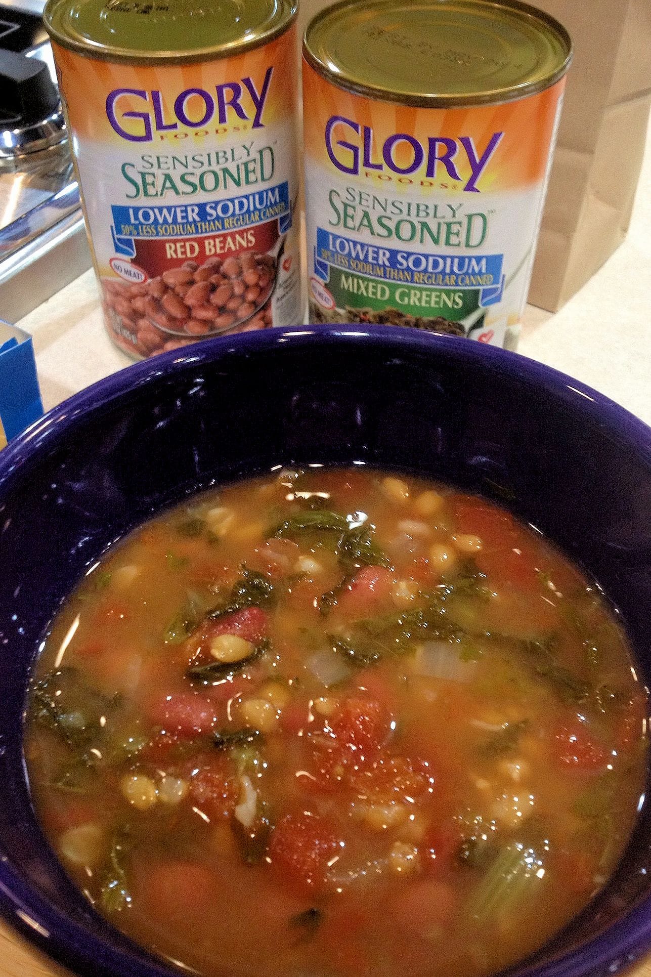 Red Beans & Greens CrockPot Soup The Nutrition Adventure
