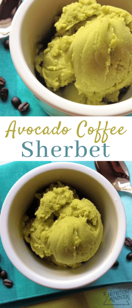 Avocado Coffee Sherbet