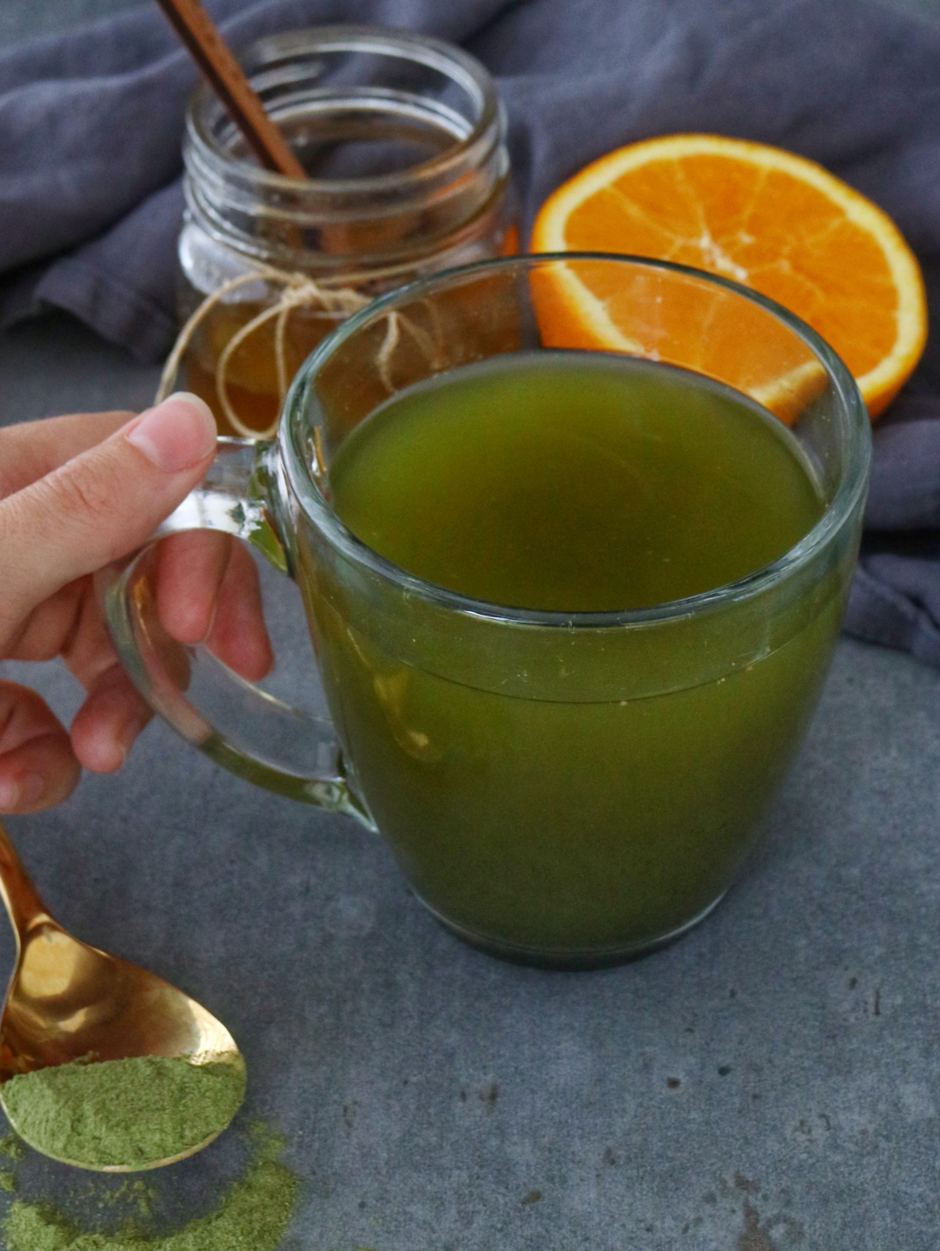 Gingered Wheatgrass Tea » The Nutrition Adventure