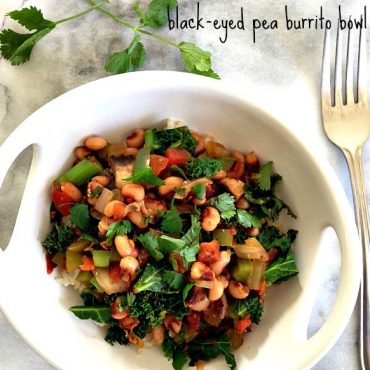 Black-Eyed Pea Burrito Bowl | The Nutrition Adventure