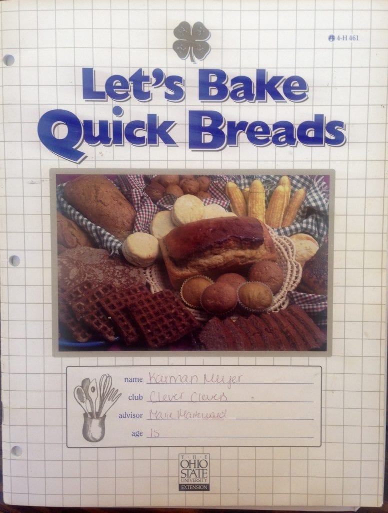 4-H Quick Breads Book