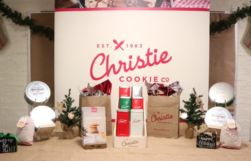 Christie Cookies display