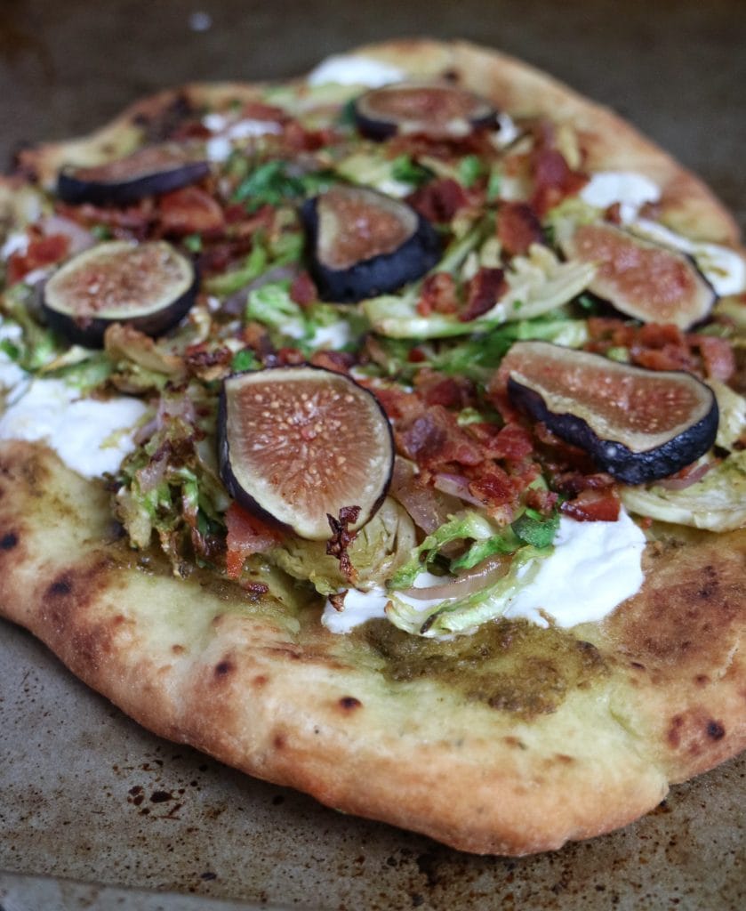 Brussels, Bacon, & Fig Pizza