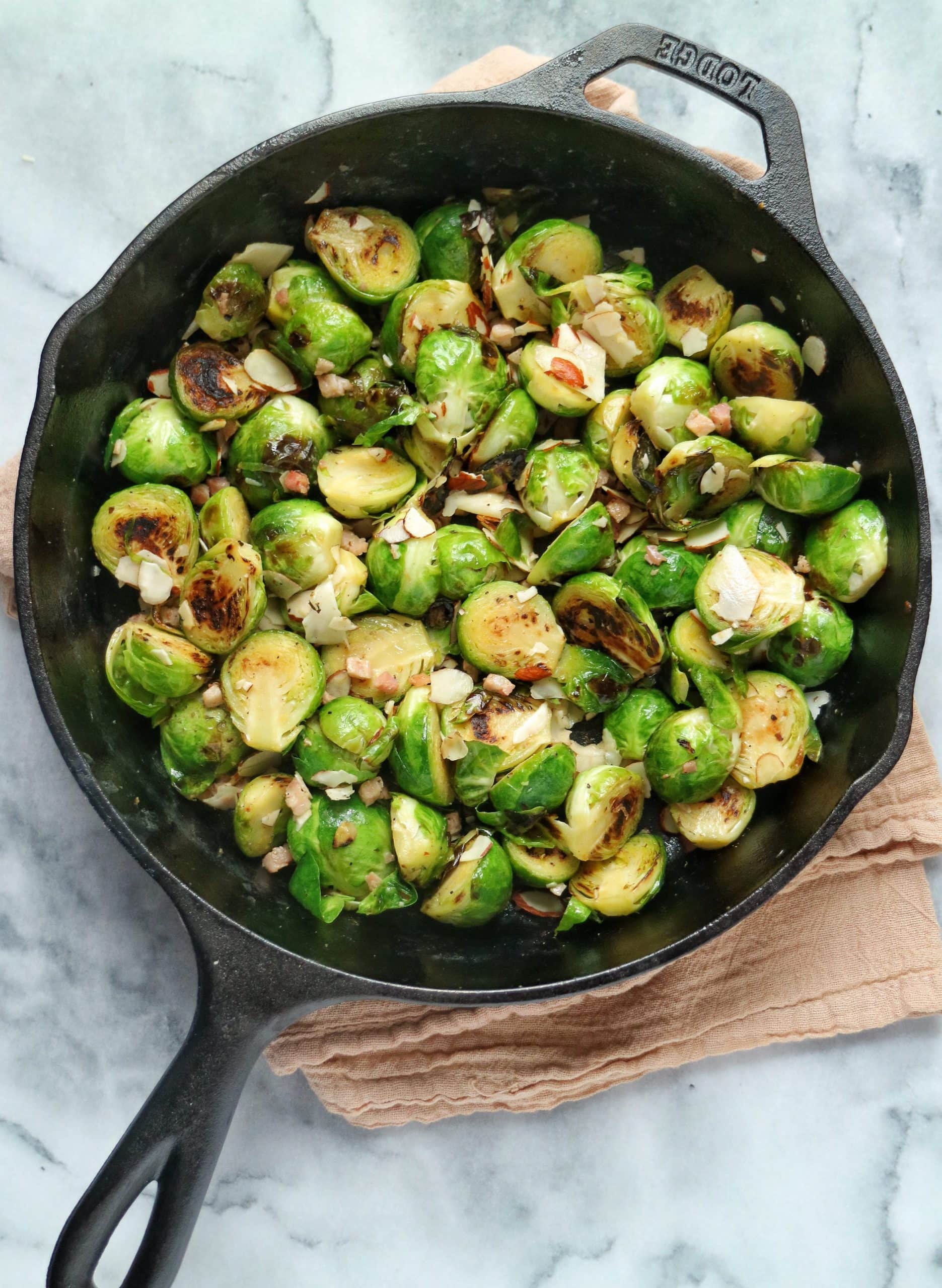 Brussels Sprouts with Pancetta & Parmesan | The Nutrition Adventure