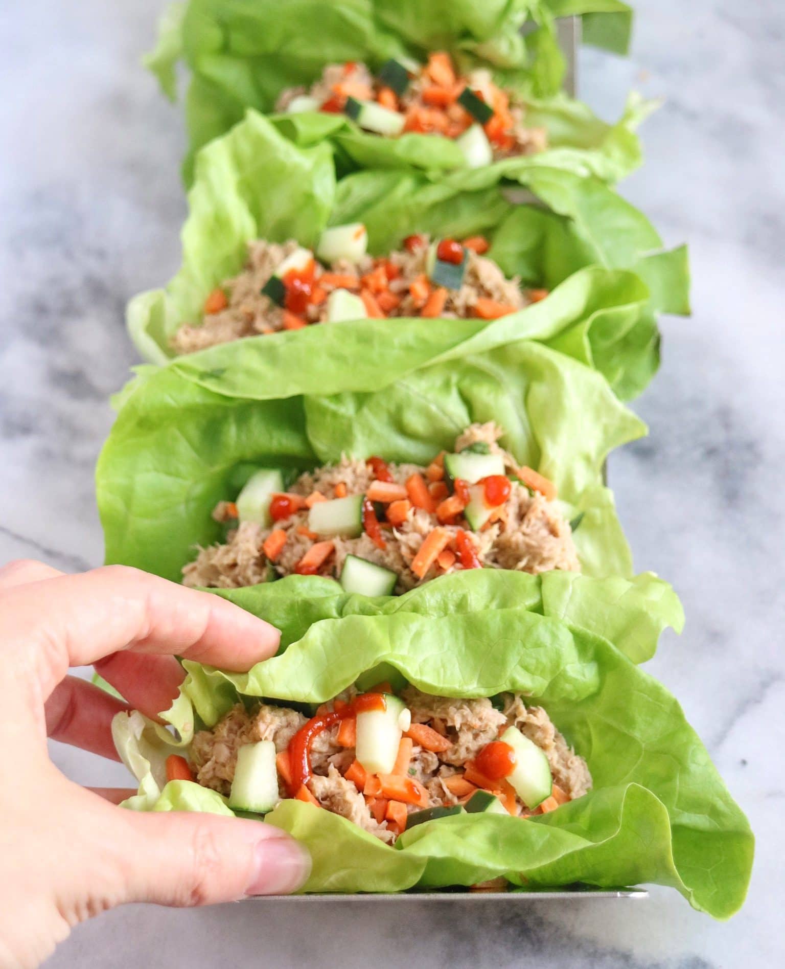 Zesty Tuna Lettuce Wraps | The Nutrition Adventure