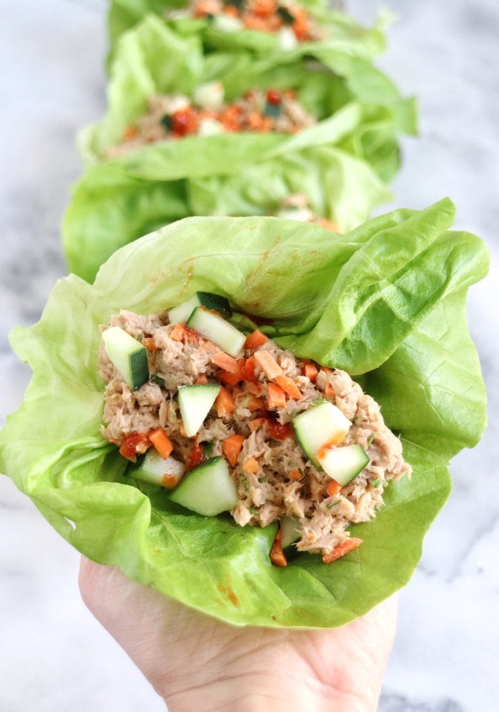 Zesty Tuna Lettuce Wraps The Nutrition Adventure
