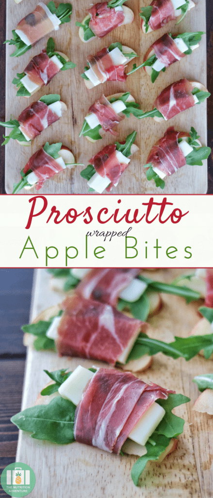 Prosciutto Wrapped Apple Bites | The Nutrition Adventure