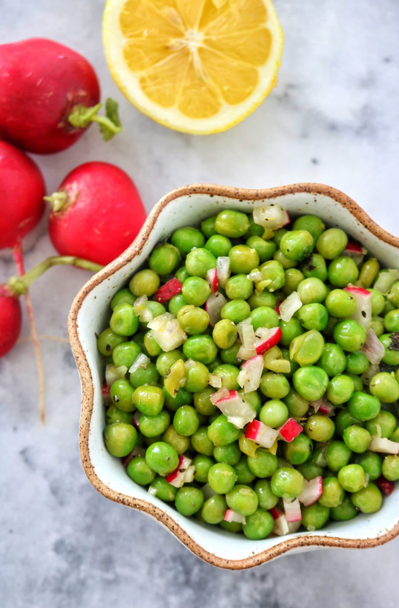 Healthy Pea Salad The Nutrition Adventure
