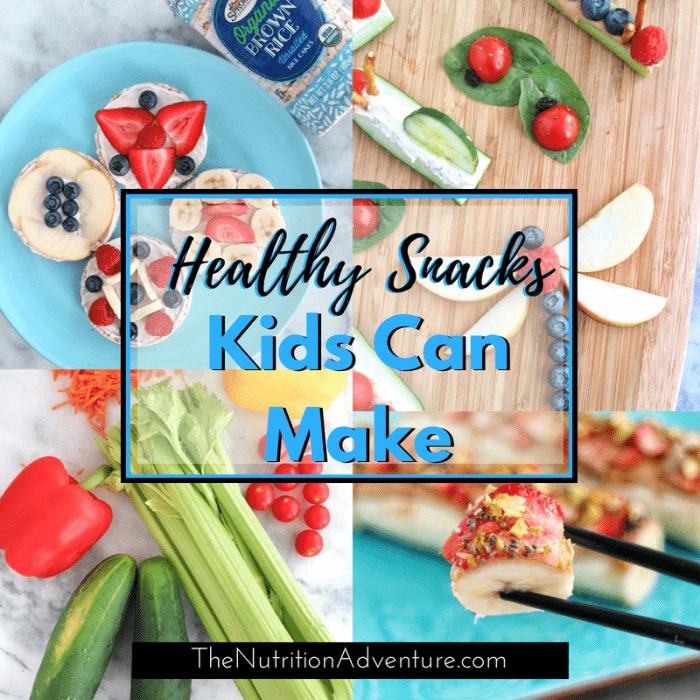 Healthy Snacks Kids Can Make | The Nutrition Adventure