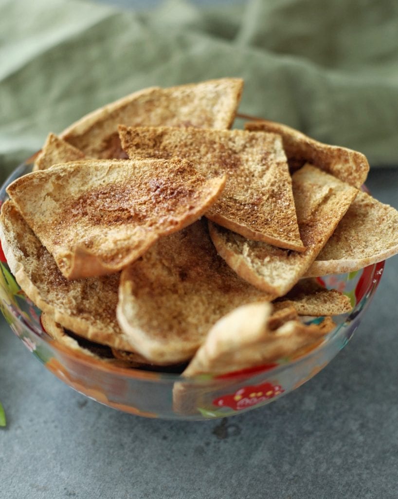 Homemade Cinnamon Pita Chips