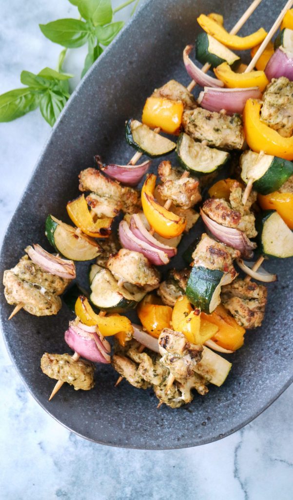 Italian Chicken Kebobs