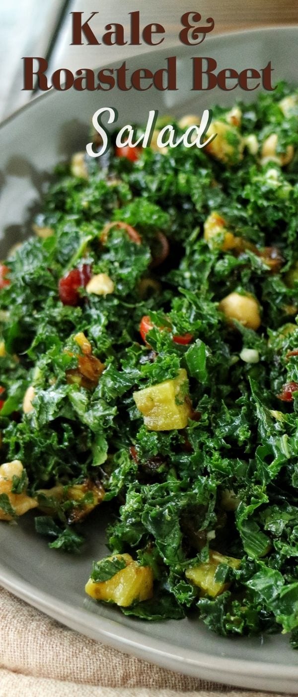 Kale & Roasted Beet Salad The Nutrition Adventure