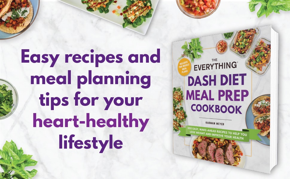 book cover for The Everything DASH Diet Meal Prep Cookbook