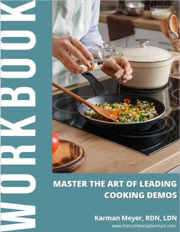 Master the Art of Leading Cooking Demos workbook cover art